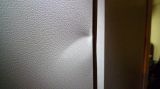 「部屋の収納スペースのドアの凹み修理」についての画像