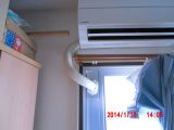 「エアコン設置用の壁穴あけ工事の費用」についての画像