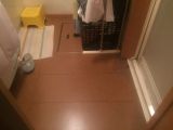 「洗面所のお風呂との境目にある床の修繕」についての画像