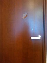 「ドアの穴の修繕工事について」についての画像