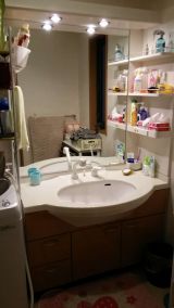 「洗面化粧台の洗面器ひび割れ　修理」についての画像