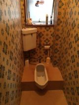 「トイレのリフォームをしたい（和式→洋式　ウォシュレット、コンセント移設、給湯器）」についての画像
