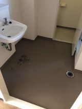 「洗面とトイレ、床の張替え」についての画像