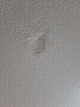 「アパートの天井の穴の修理」についての画像