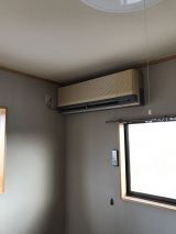 「エアコン撤去・TV差し込み口交換・洗濯パン設置」についての画像
