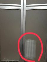 「浴室扉のアクリル板の交換」についての画像
