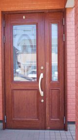 「玄関ドアの表面シートの修理」についての画像